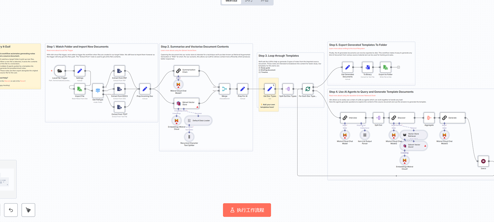AI财务文档助手：自动化银行对账与租金支付监控工作流 | n8n教程