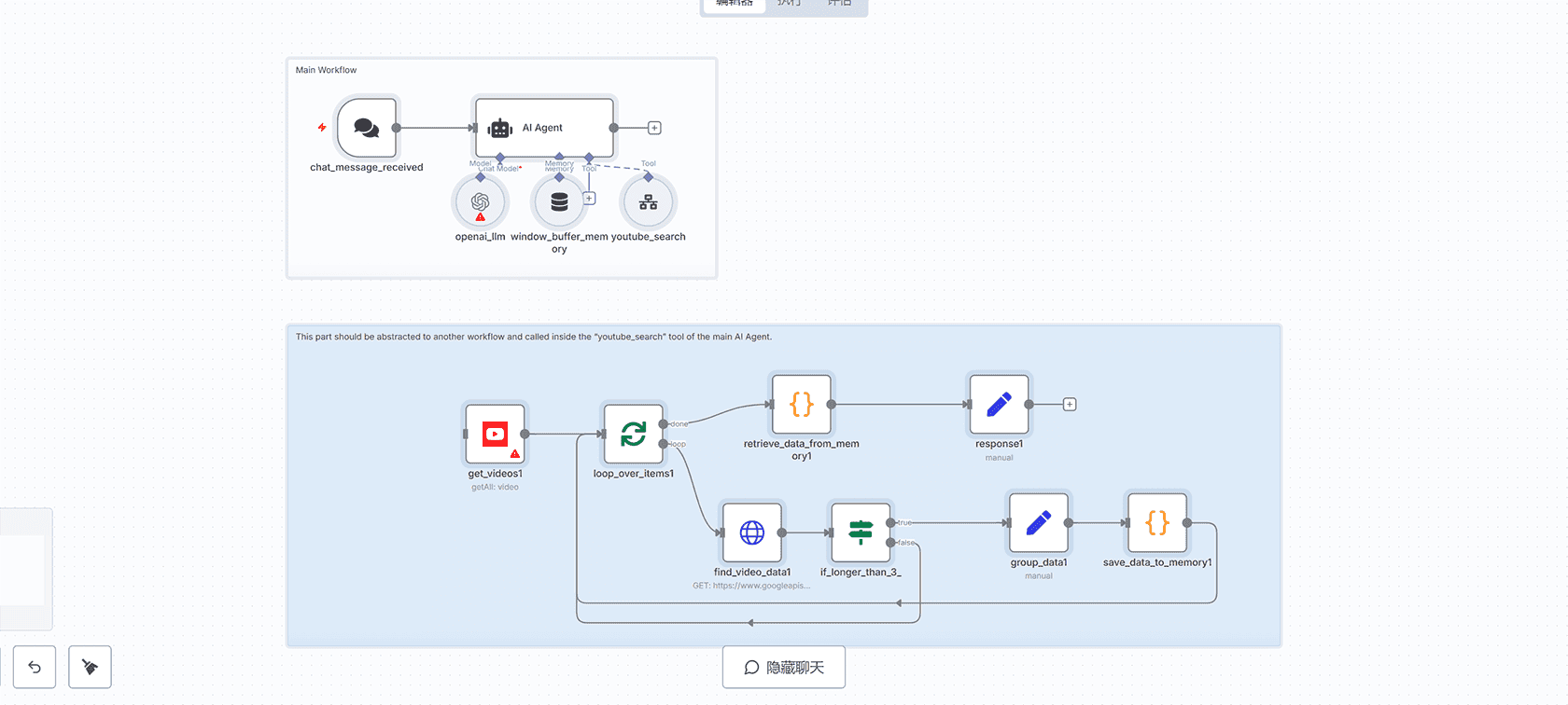YouTube趋势视频发现AI工作流 - n8n自动化解决方案