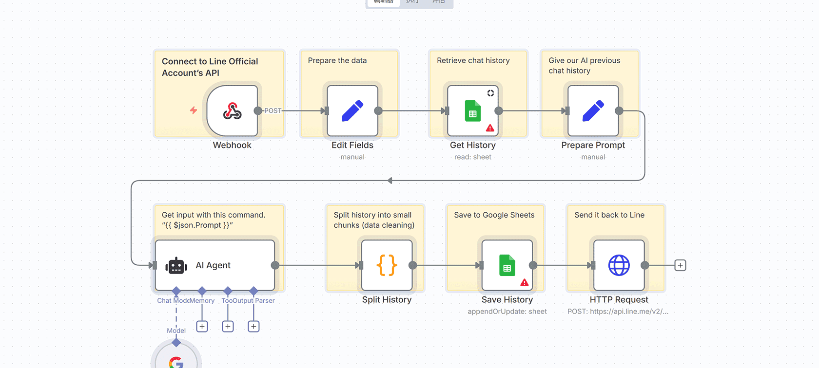 n8n工作流：Google Maps商业线索自动提取与Google Sheets同步