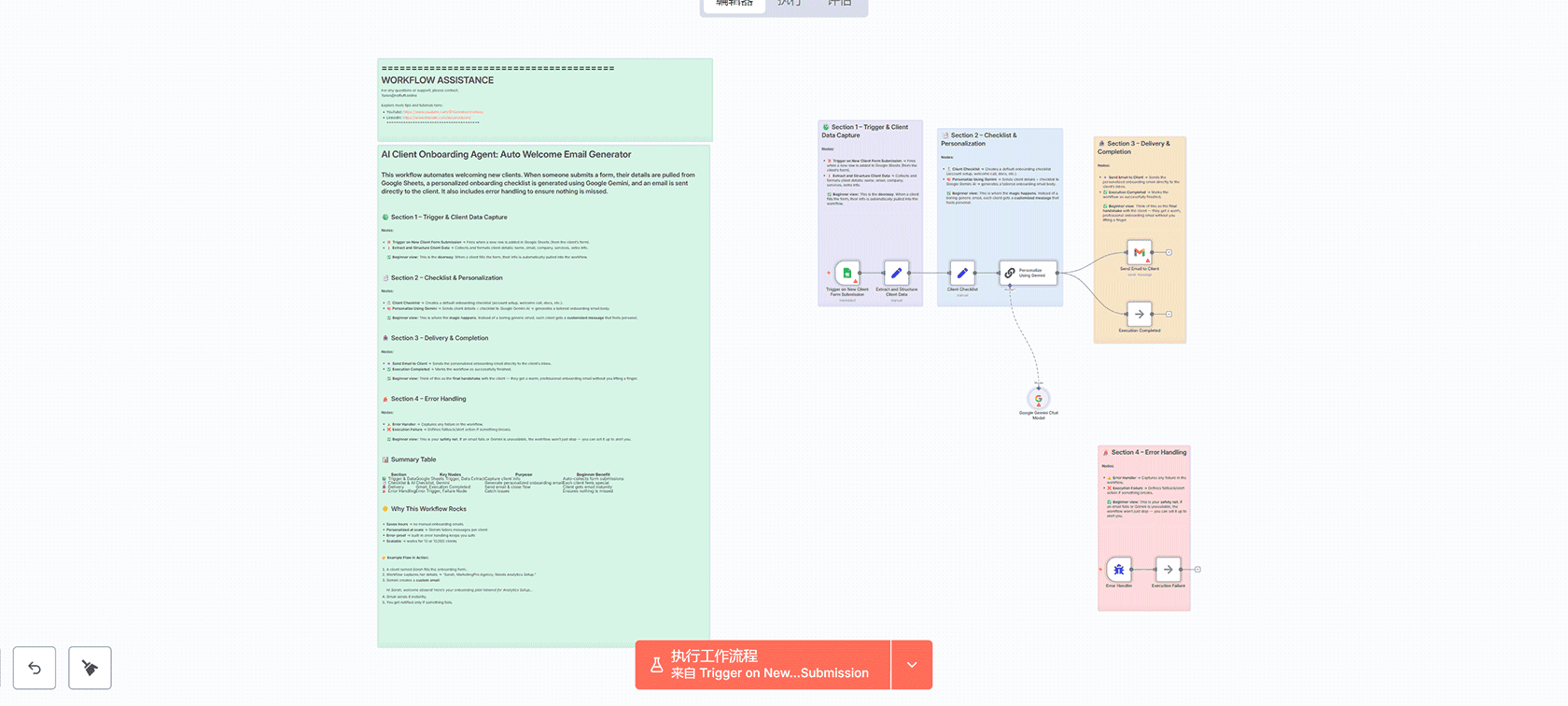使用AI智能分类和情感分析自动化支持工单处理 - n8n工作流