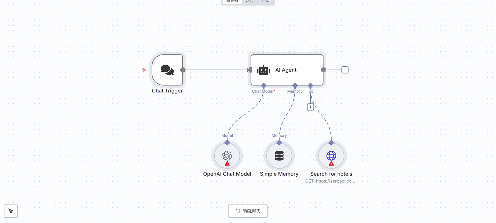 度假规划AI助手 - n8n智能酒店预订工作流 | OpenAI + Google Hotels集成