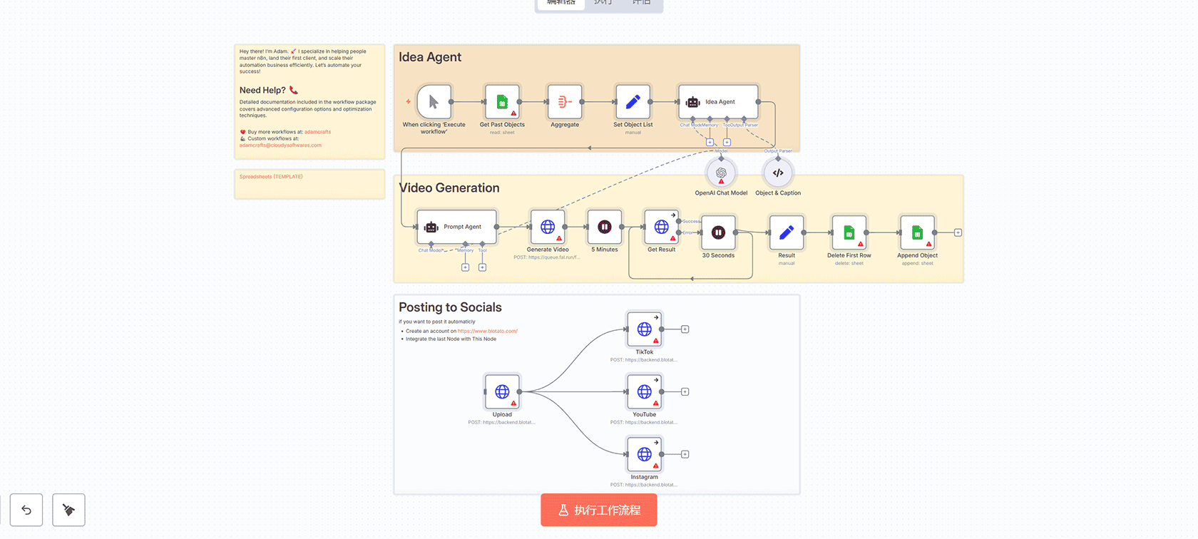 Cloudflare Tool MCP Server - n8n工作流实现AI代理与Cloudflare API集成