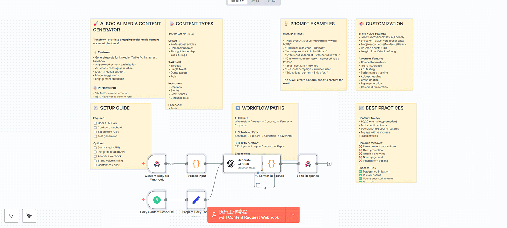 通用数字设备支持助手 - n8n工作流实现AI智能客服系统