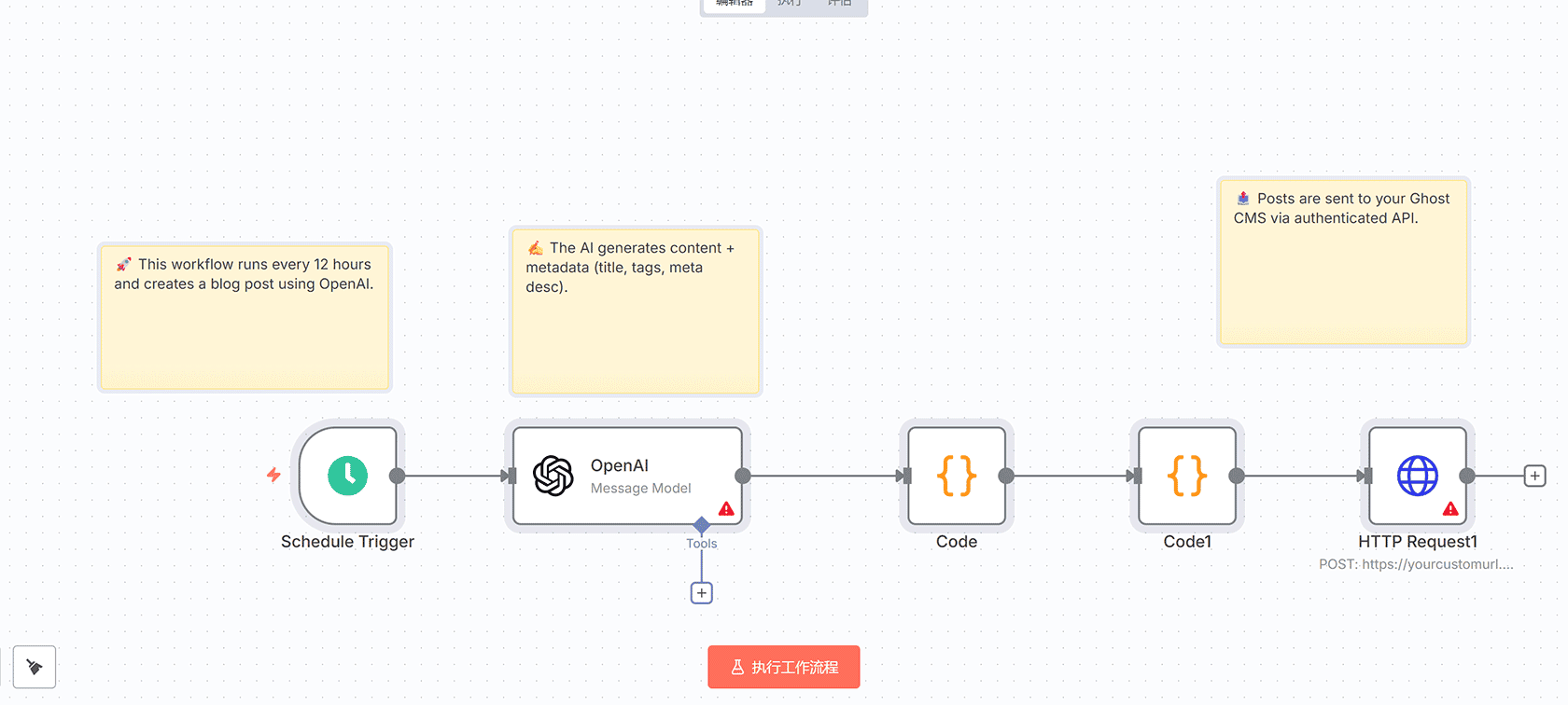 自动分类和总结微信公众号文章到Google Sheets和Notion - n8n工作流教程