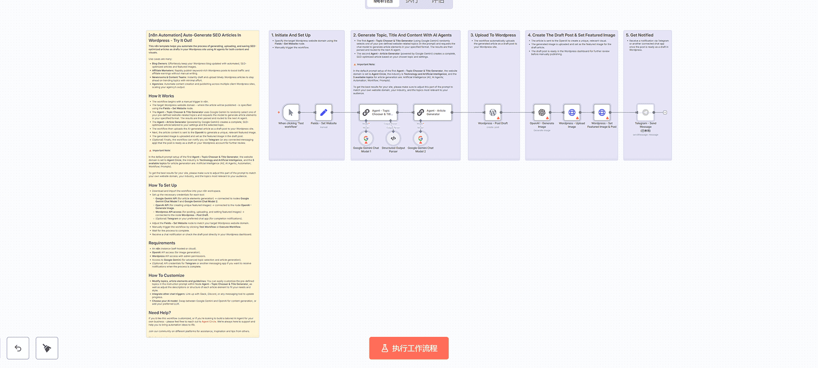 AI智能代理实时研究助手n8n工作流 - Google Gemini与SerpAPI集成