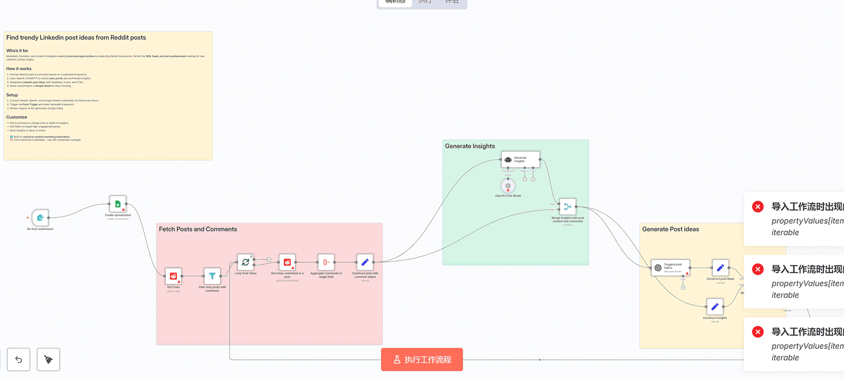 AI驱动的社交媒体思想领导力工作流：YouTube视频转社交媒体内容 | n8n工作流 | OpenAI GPT-4.1