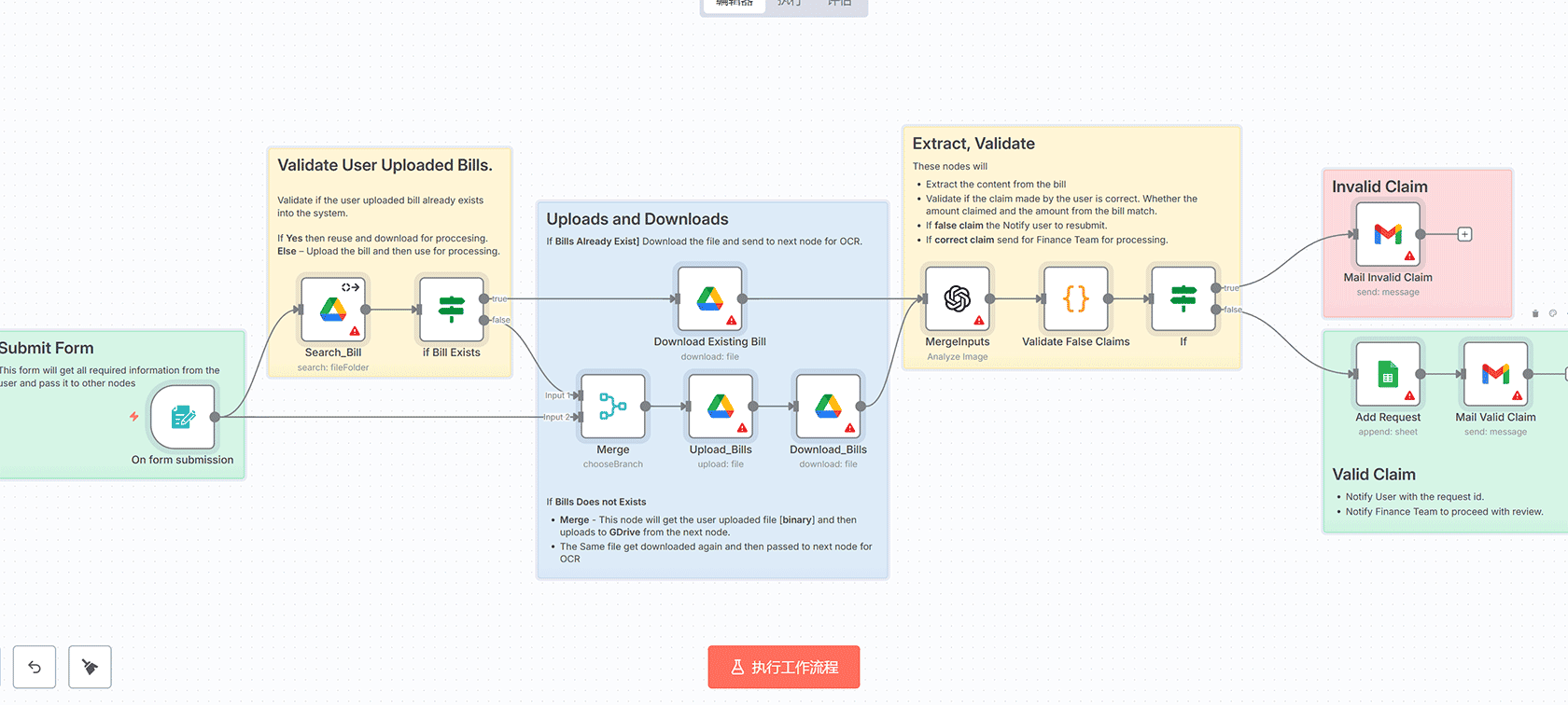 自动将邮件收据转发至QuickBooks Online的n8n工作流 | Gmail自动化 | 会计流程优化