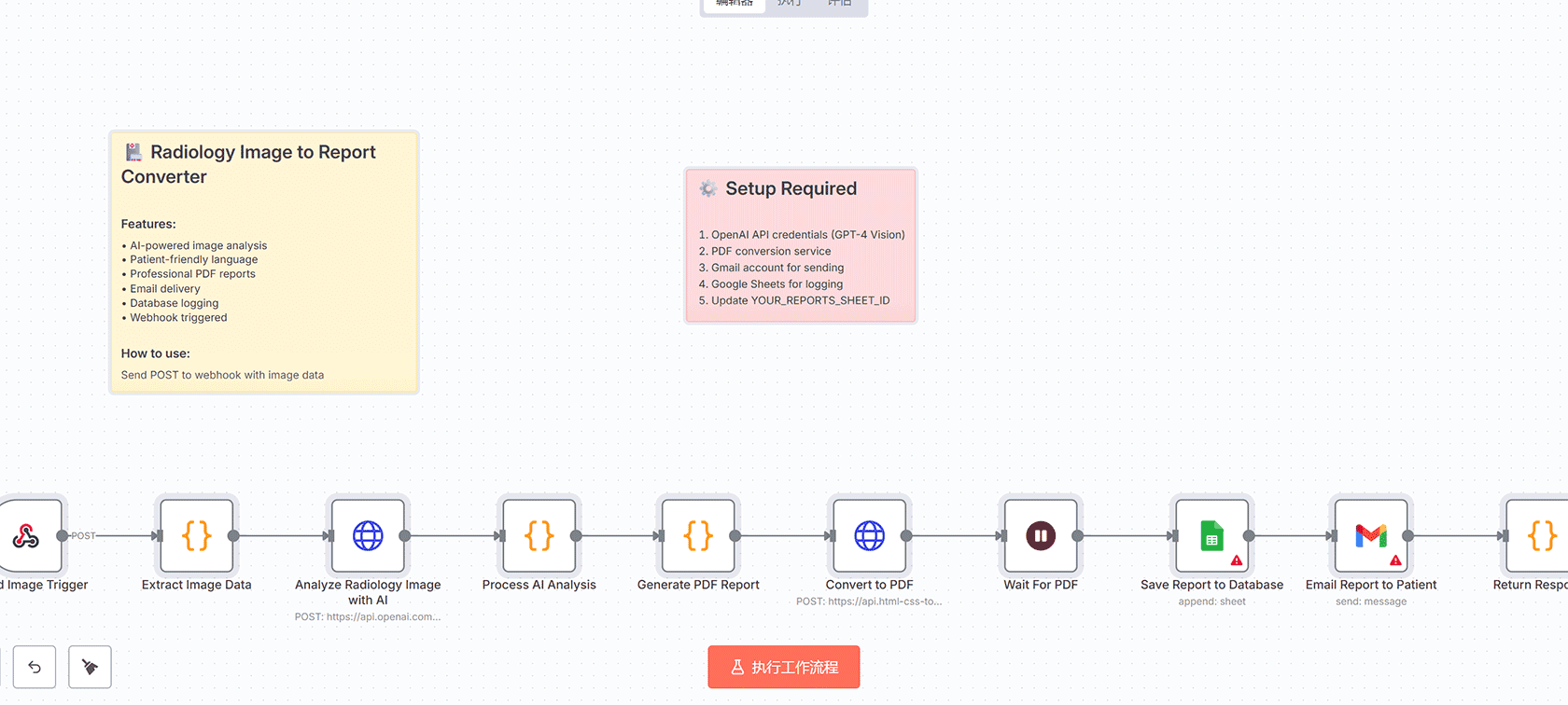 AI驱动的实验室报告简化器与预防建议 - n8n工作流自动化医疗报告处理