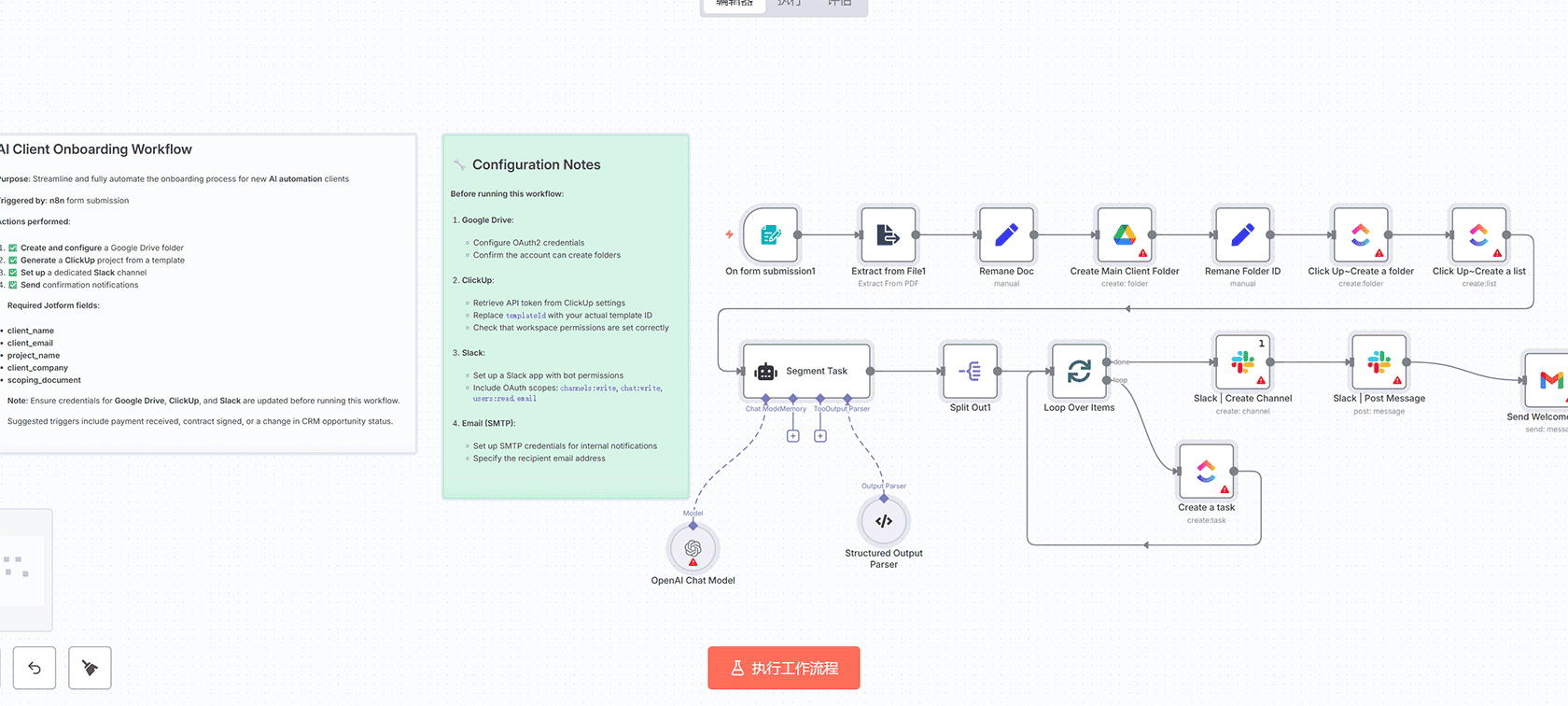 AI驱动的个人数据向量存储与智能查询工作流 - n8n工作流集成Google Sheets与Supabase