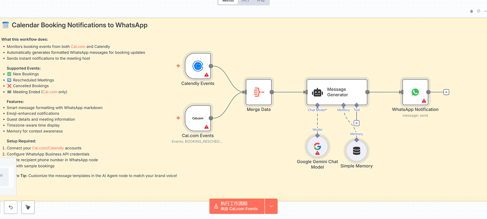 AWS Azure GCP 多云成本监控与预算控制警报工作流 | n8n工作流 | 自动化成本管理