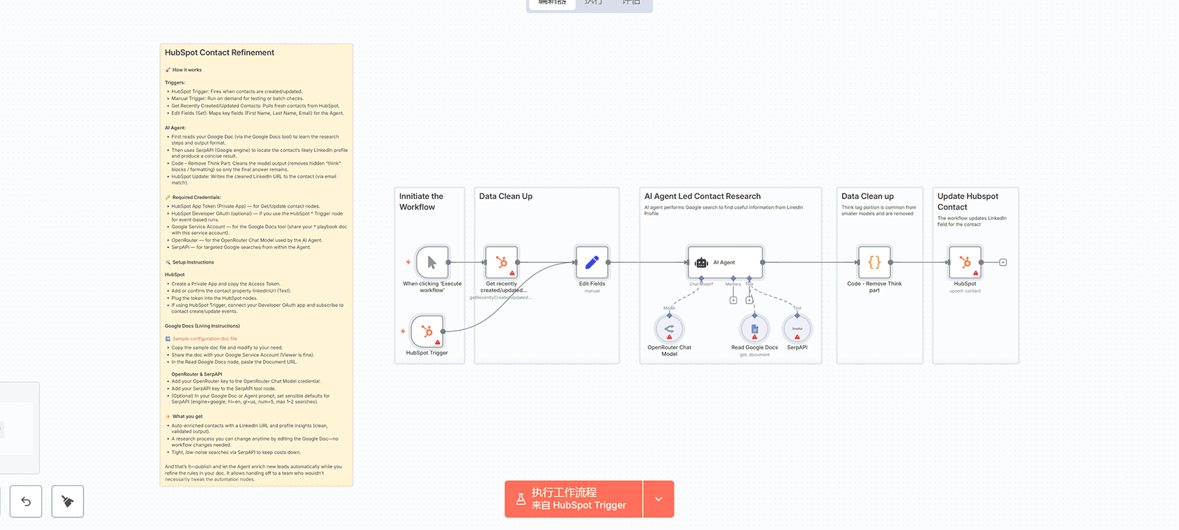 使用n8n自动化从Slack提取发票数据到Google Sheets的工作流 | AI发票处理