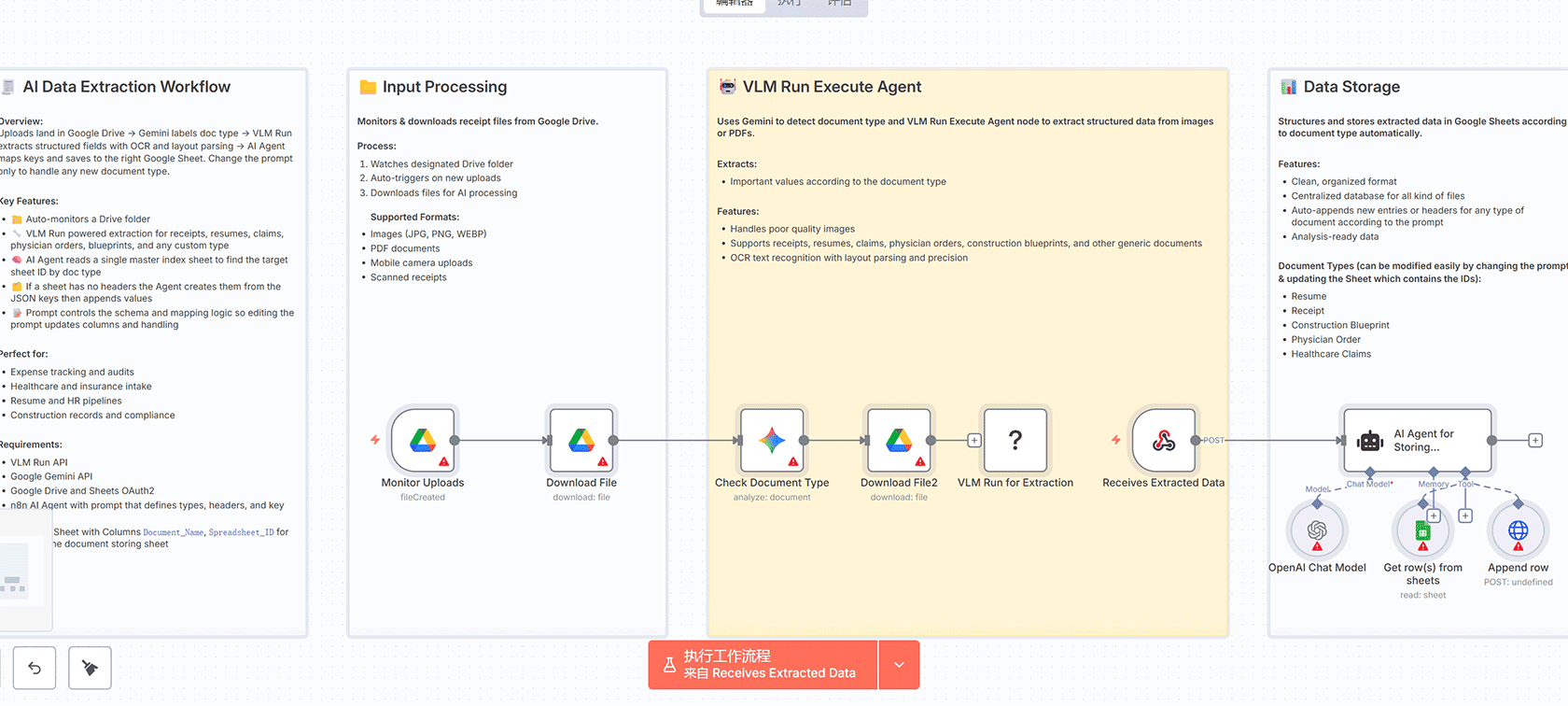 基于Lookio知识库的AI智能代理n8n工作流 - Chat Trigger与OpenAI集成