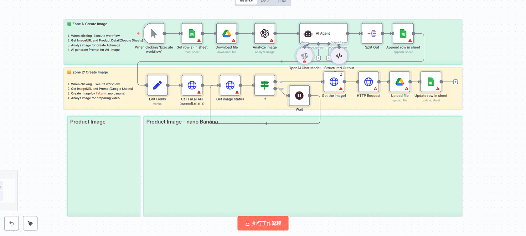 自动化社交媒体内容发布工厂与系统提示组合工作流 - n8n工作流 AI内容生成