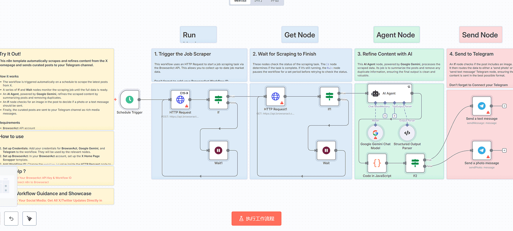 AI驱动的财务文档自动化处理工作流 | n8n工作流 | Google Sheets + AI