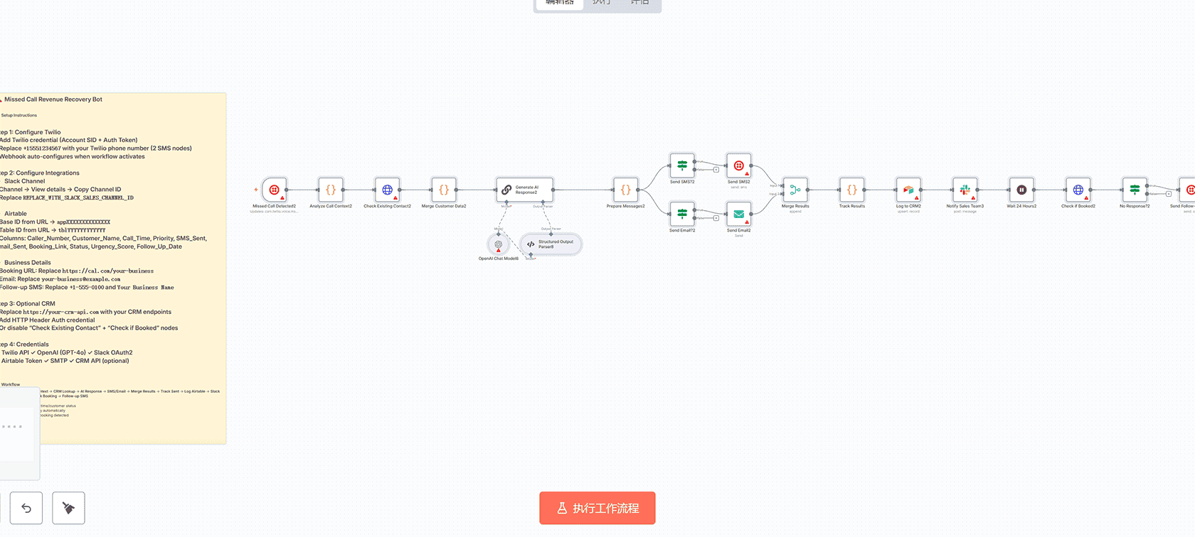 基于AI的潜在客户研究与资格认证n8n工作流 - Webhook与GPT-4o集成