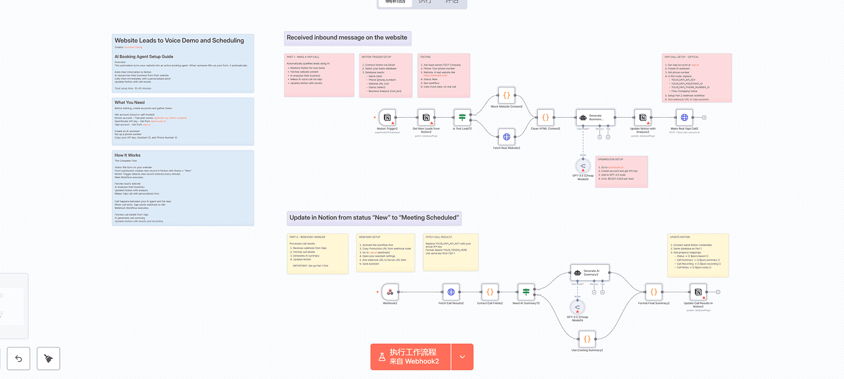 AI会议摘要与邮件自动化工作流 - n8n自动化解决方案